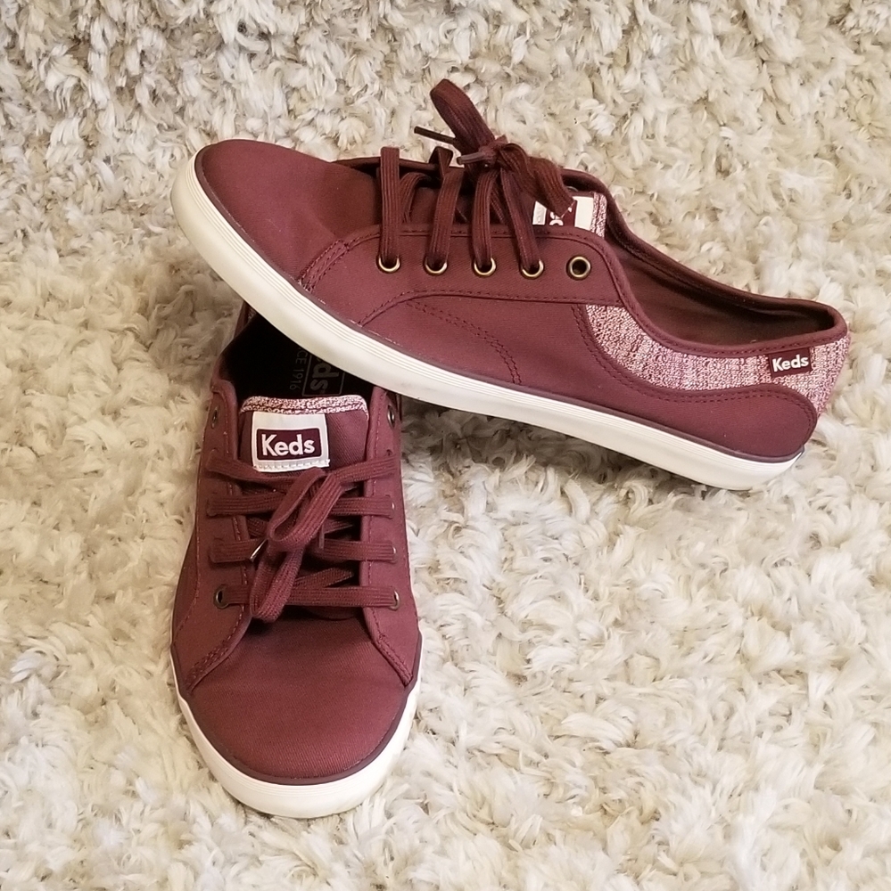 SALE TODAY ONLY Maroon Keds